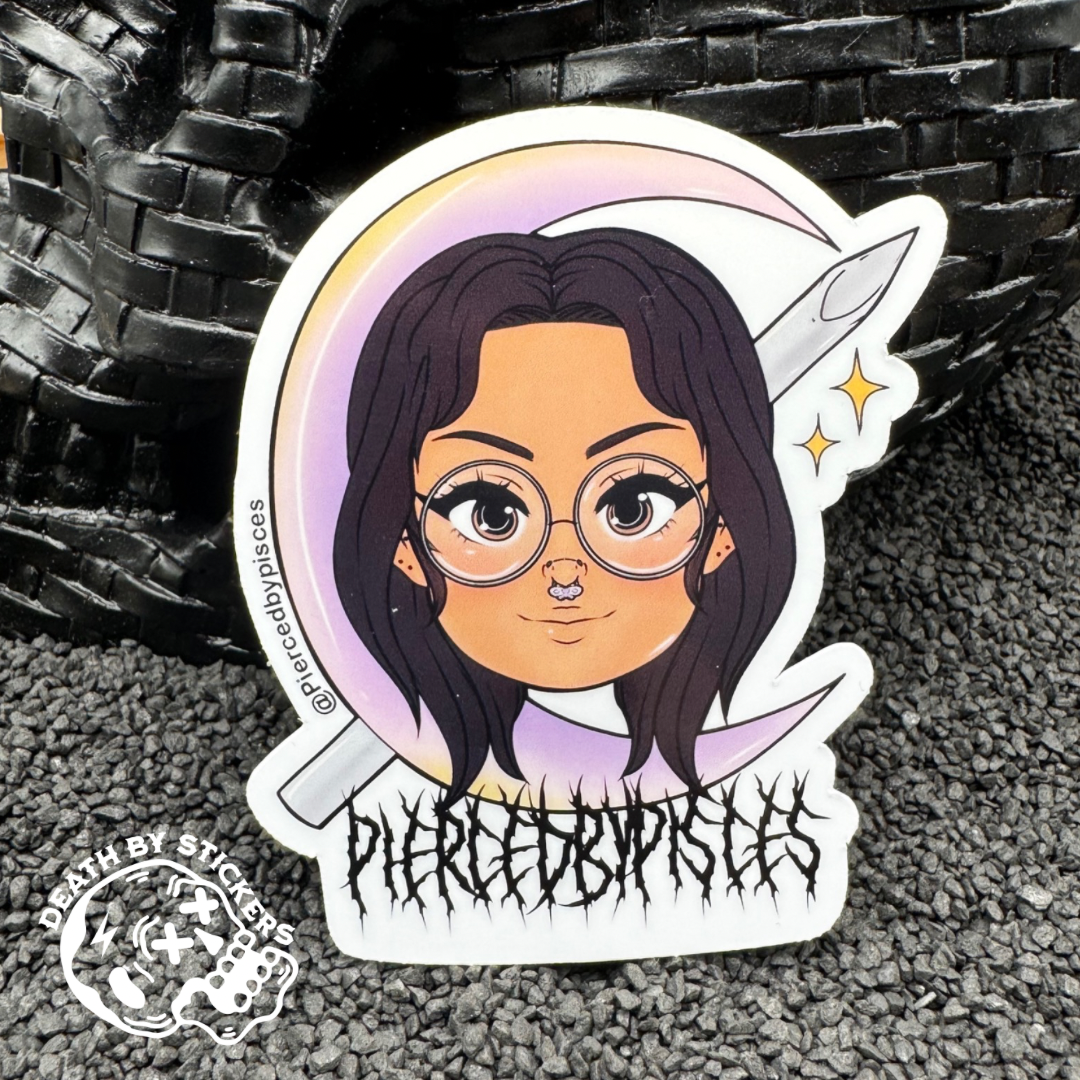 White Vinyl Stickers From Your Design
