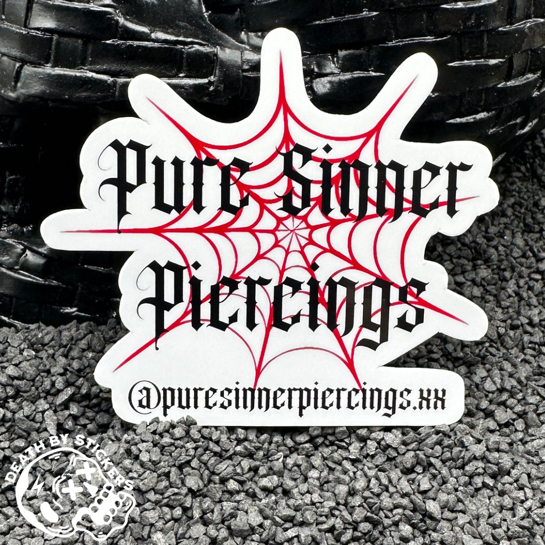 High Tac, Strong Adhesive White Vinyl Stickers From Your Design