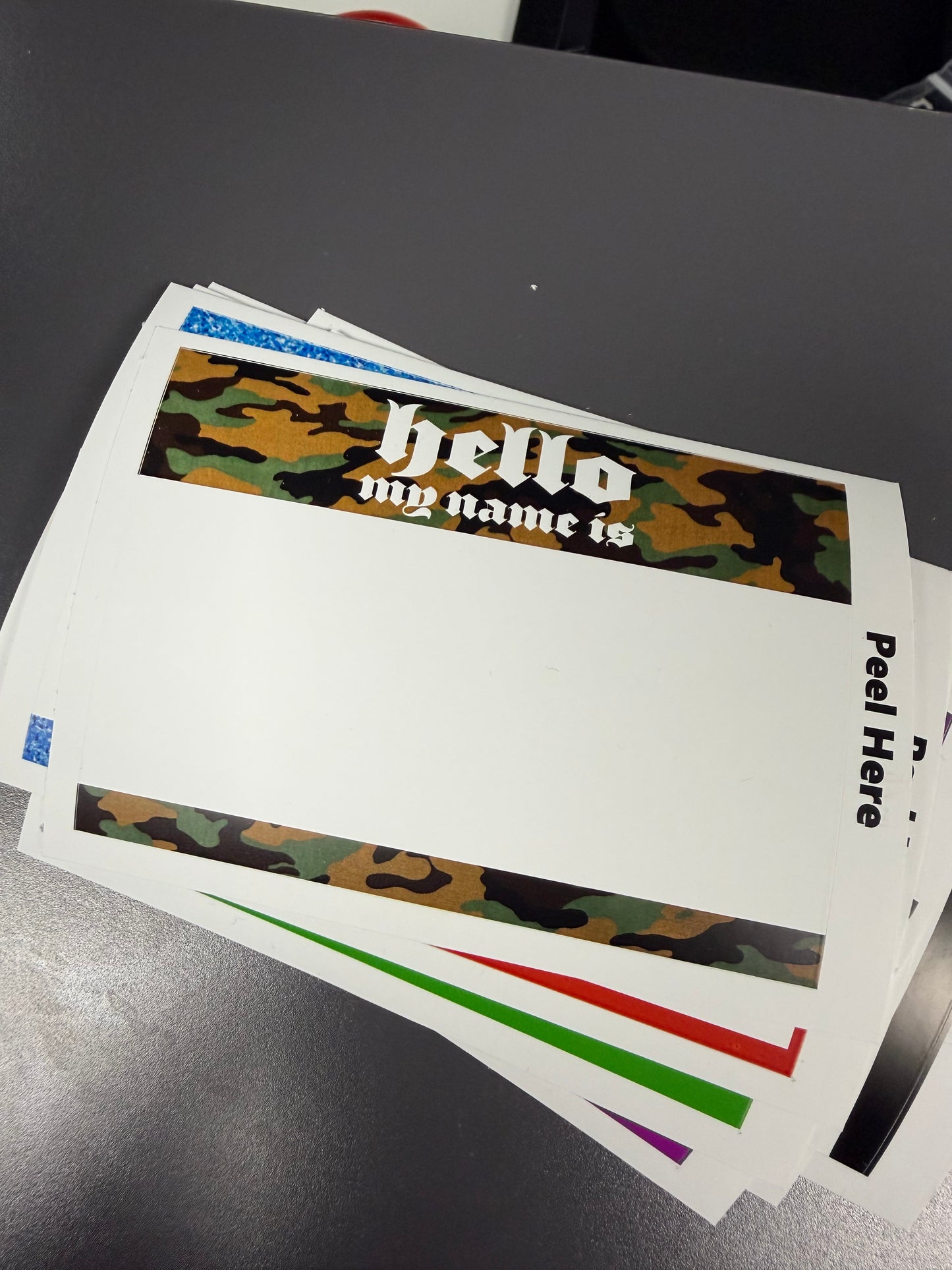 Custom Eggshell Hello Blanks