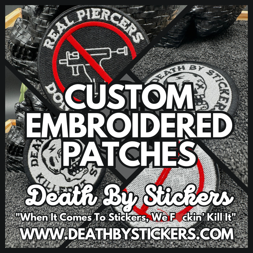 ADP100350 3 1/2 Custom Imprinted Embroidered Patch