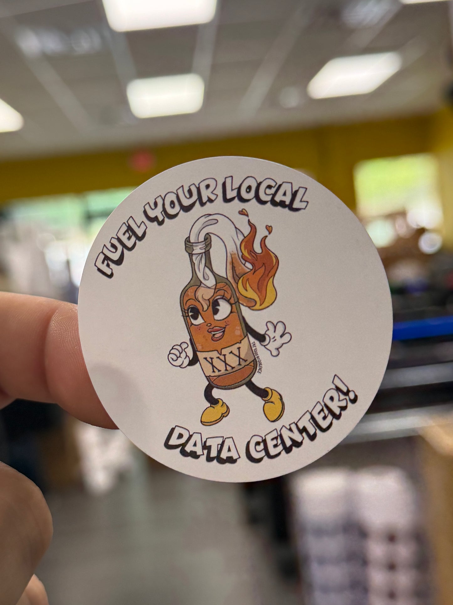 Roll of 50 Certified AI BS Stickers