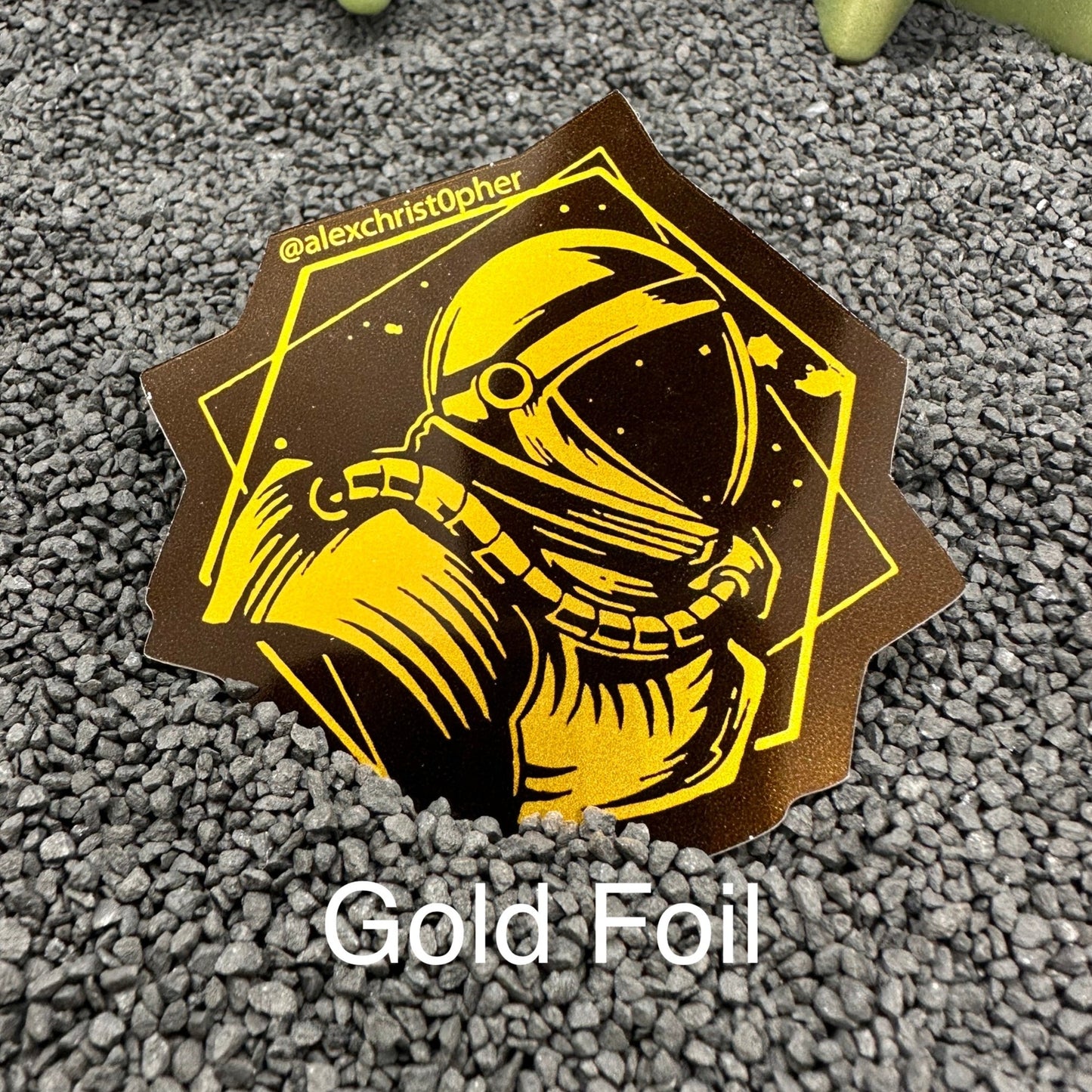 Custom Gold or Silver Stickers from Your Design