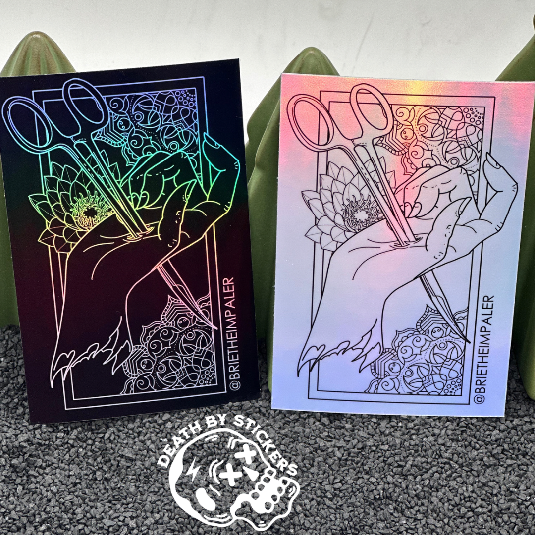 Holographic Vinyl Stickers From Your Design