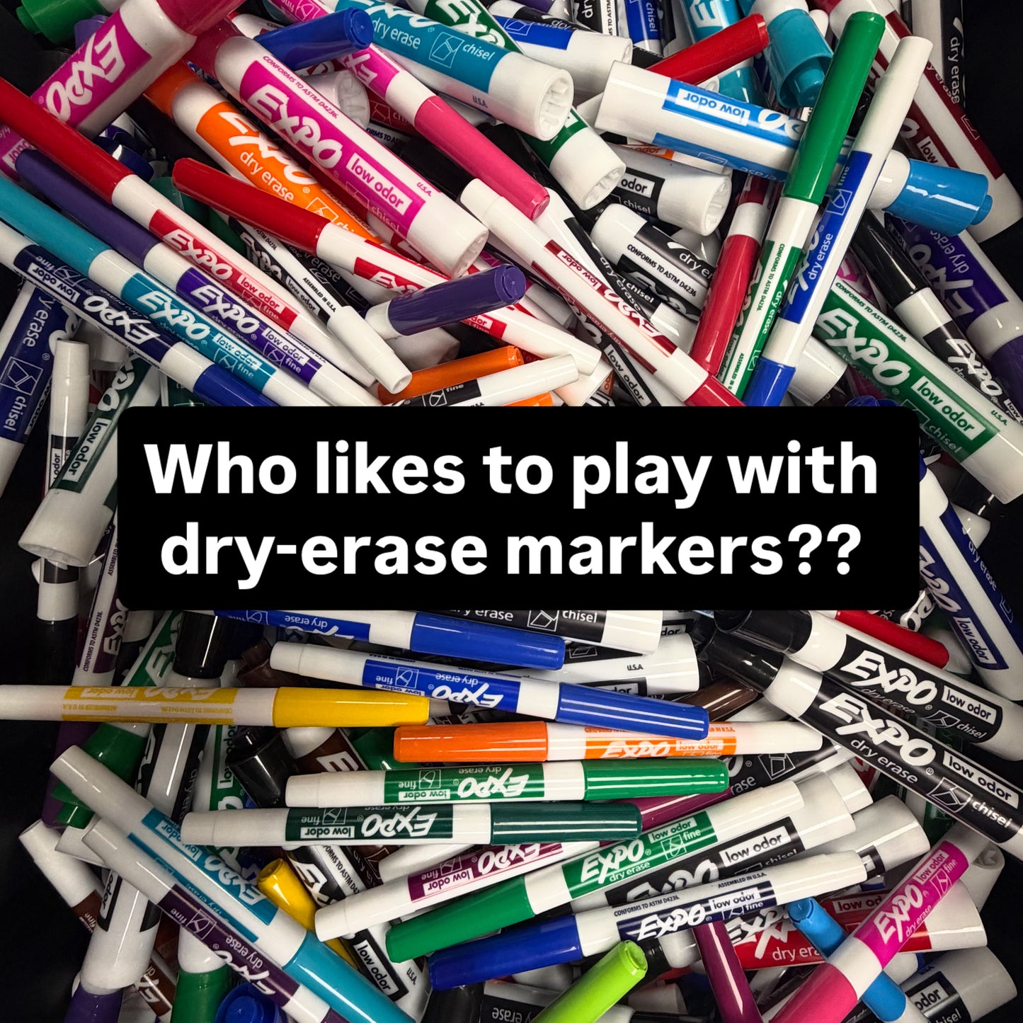 Dry Erase Slaps! With Markers!