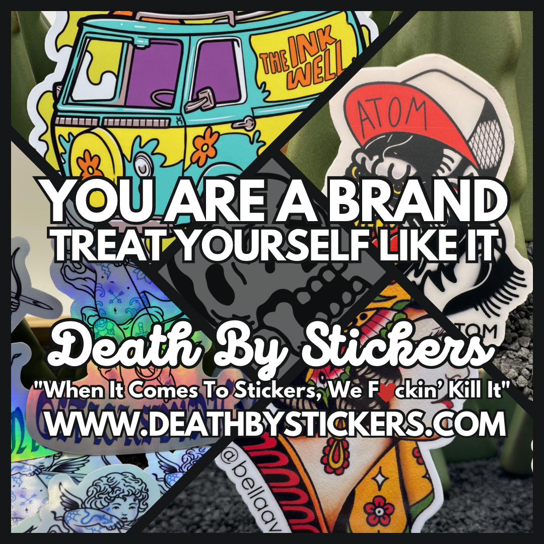 Cap Sticker Text Sampe Sticker Sample Pack – Death By Stickers