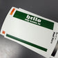 Black Eggshell Hello Labels (50 Pack)