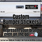 Custom Bumper Stickers From Your Design