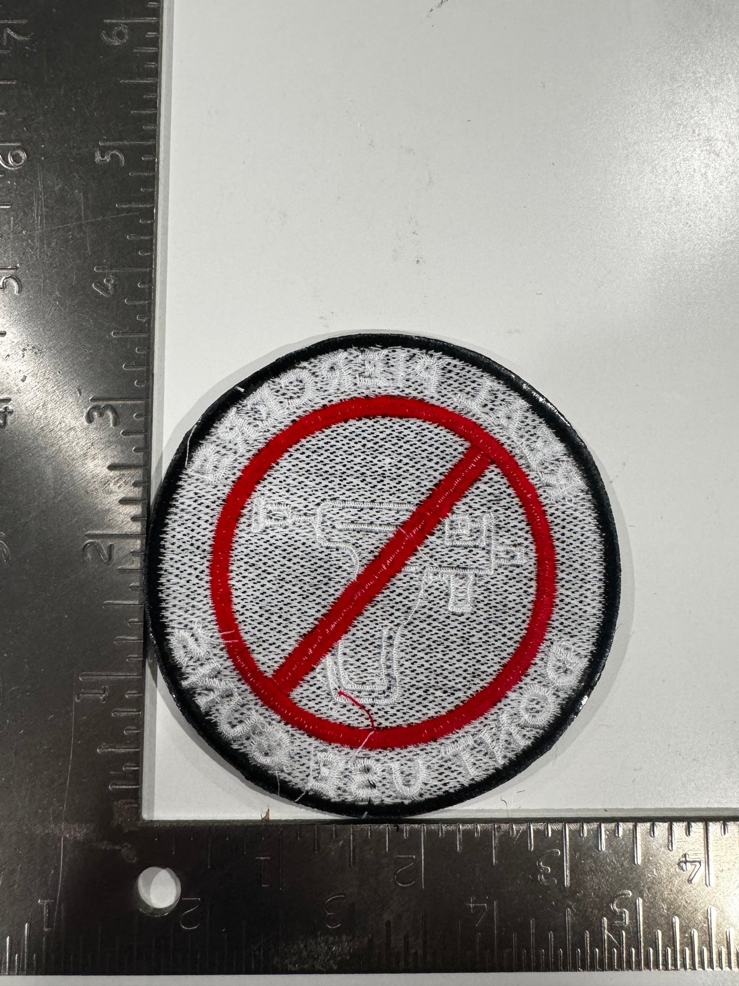 “Real Piercers Don’t Use Guns” Embroidered Patch