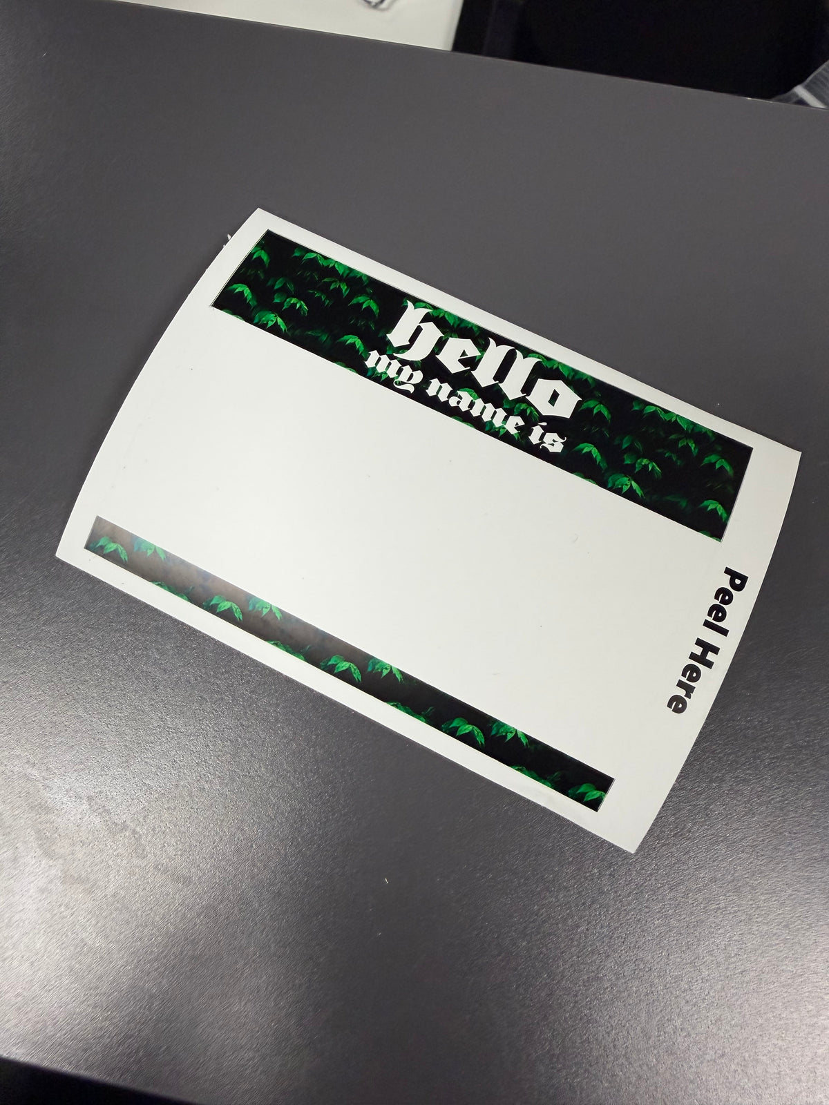 Death Route Sticker Death By Stickers - Custom Printed White Vinyl & Holographic Stickers