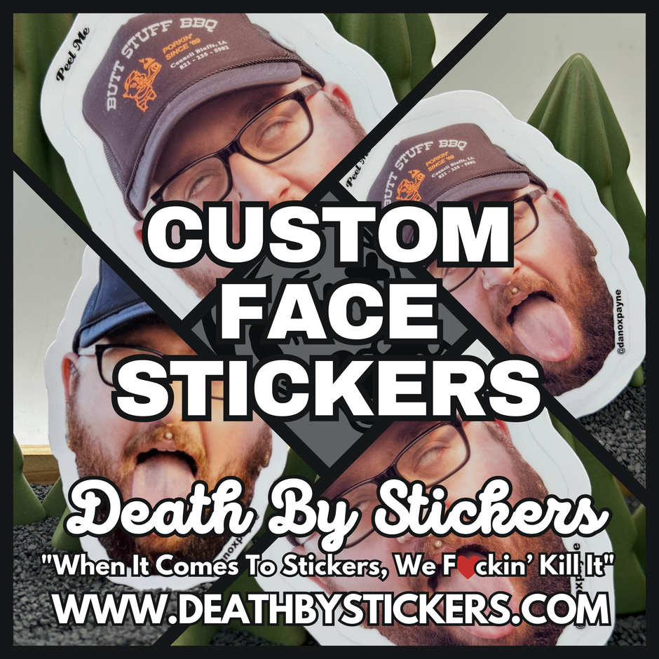 Death By Stickers - “When it comes to stickers, we f*cking kill it”