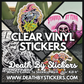 Clear Stickers From Your Design
