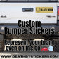 Custom Bumper Stickers From Your Design