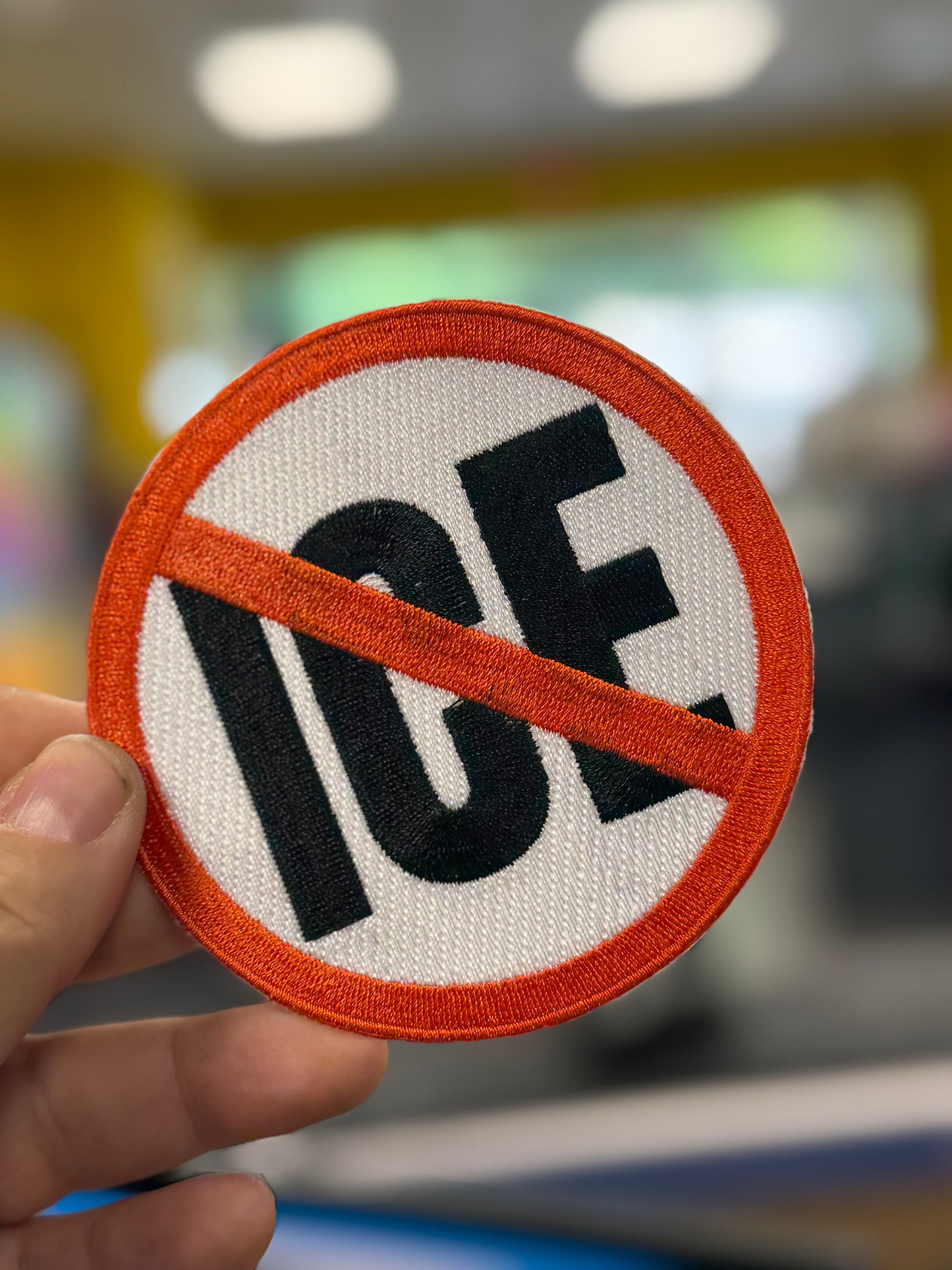 We hate ICED BEVERAGES patch