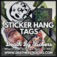 Custom Hang Tag Stickers from Your Design