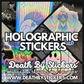 Holographic Vinyl Stickers From Your Design