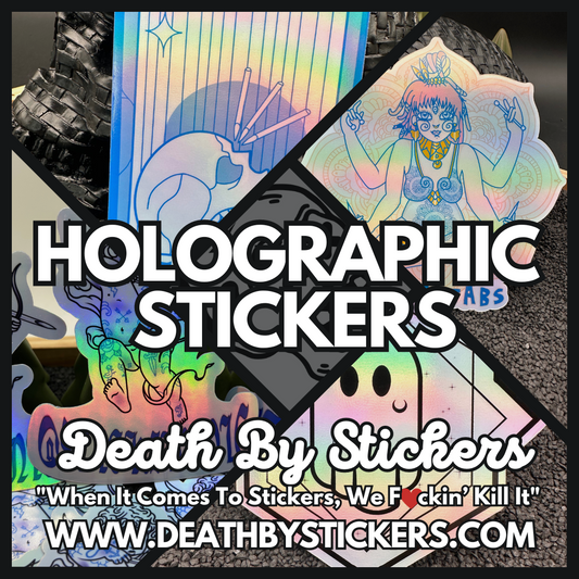 Holographic Vinyl Stickers From Your Design