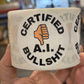 Roll of 50 Certified AI BS Stickers