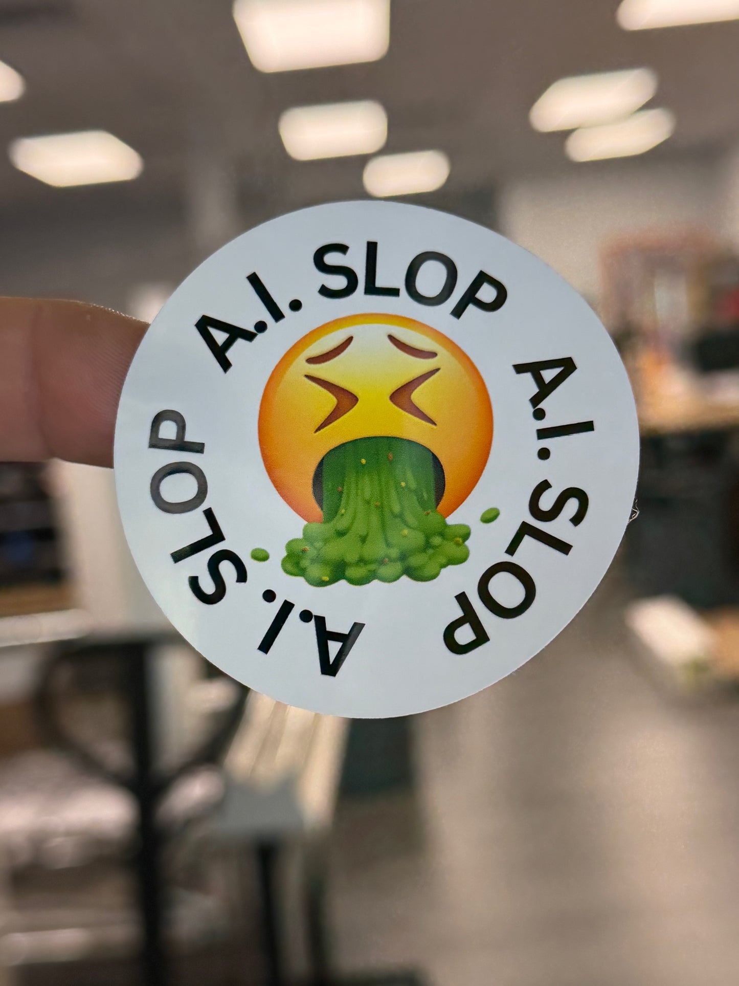Roll of 50 Certified AI BS Stickers
