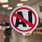 Roll of 50 Certified AI BS Stickers