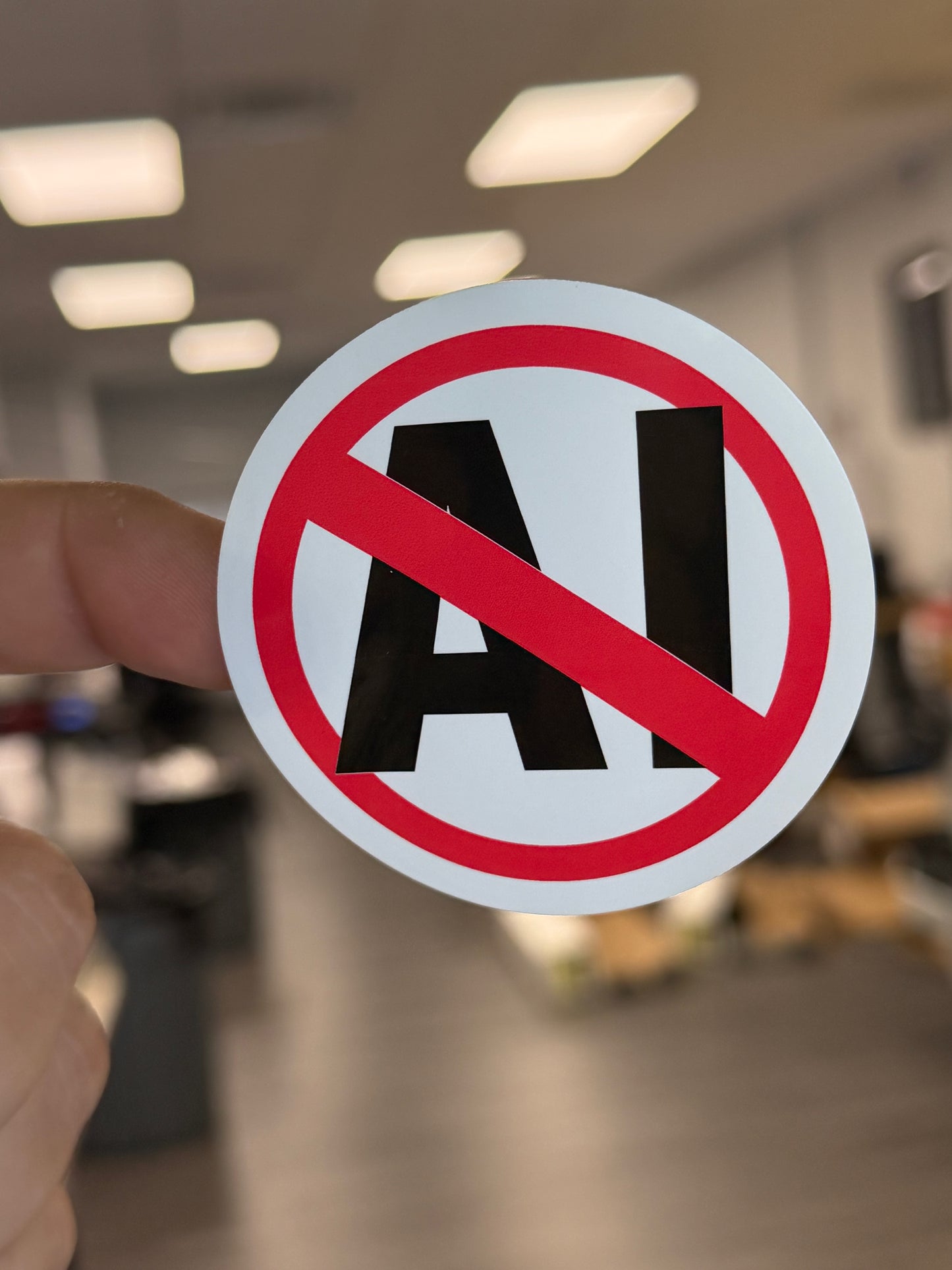 Roll of 50 Certified AI BS Stickers