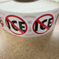 Roll of 50 “Iced Beverages” Labels