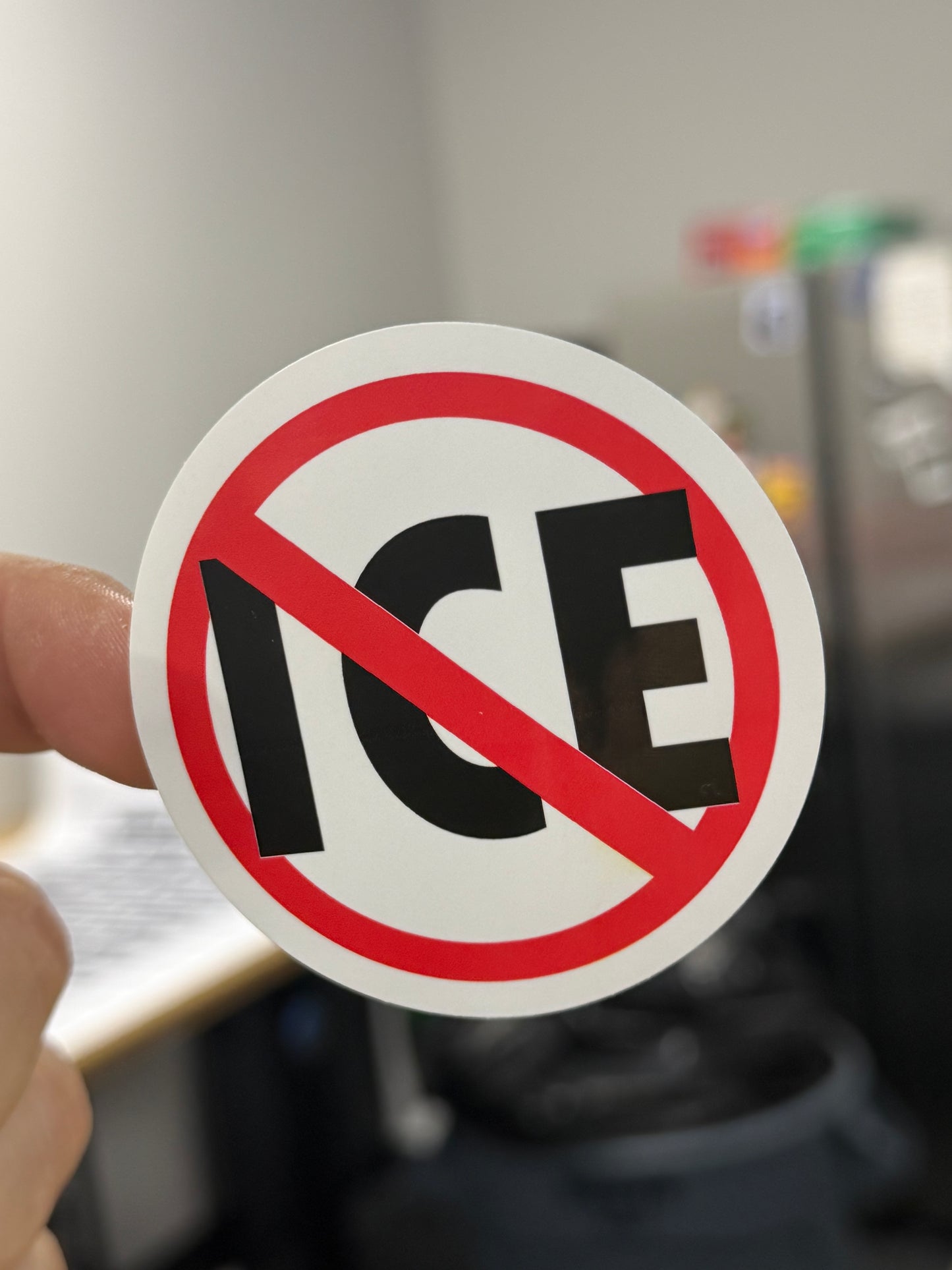 Roll of 50 “Iced Beverages” Labels