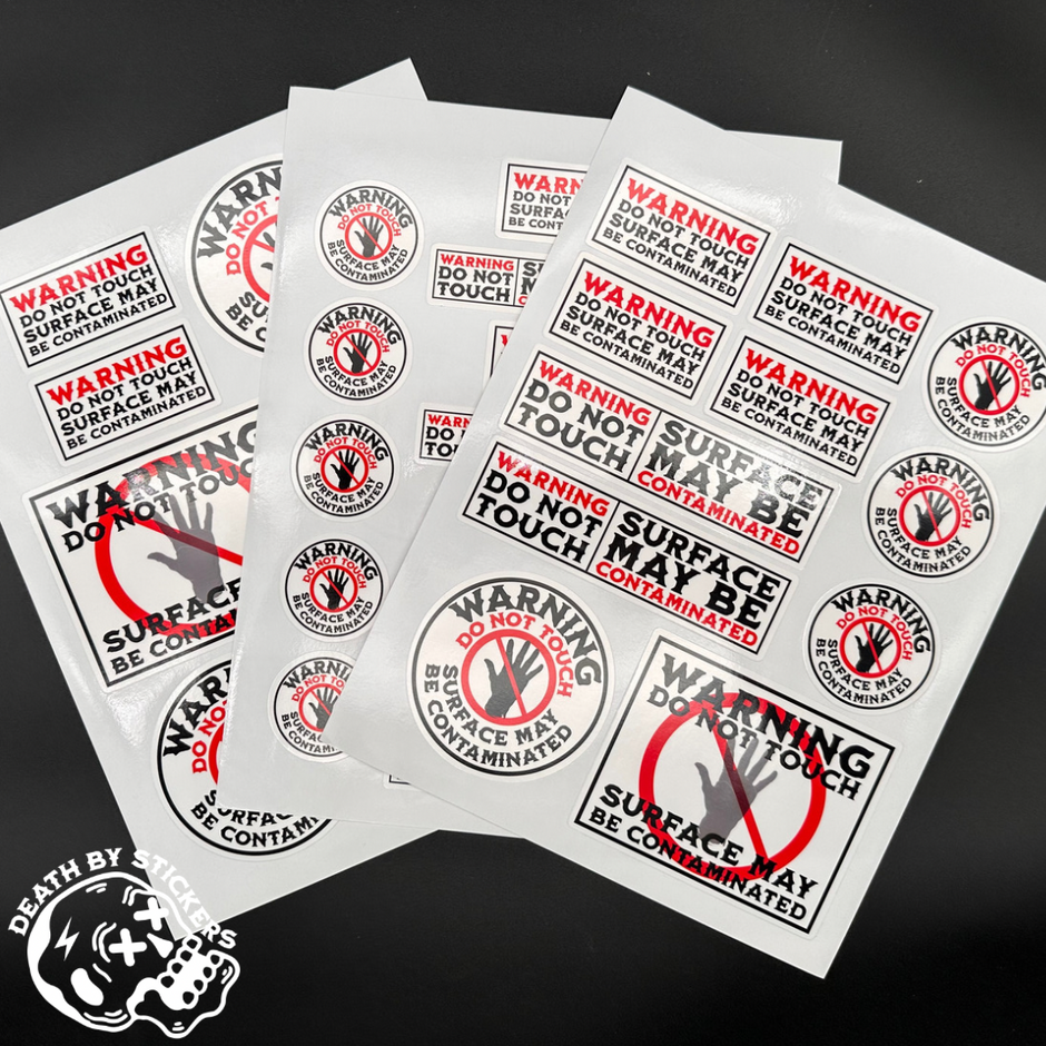 Death Route Sticker Death By Stickers - “When it comes to stickers, we f*cking kill it”
