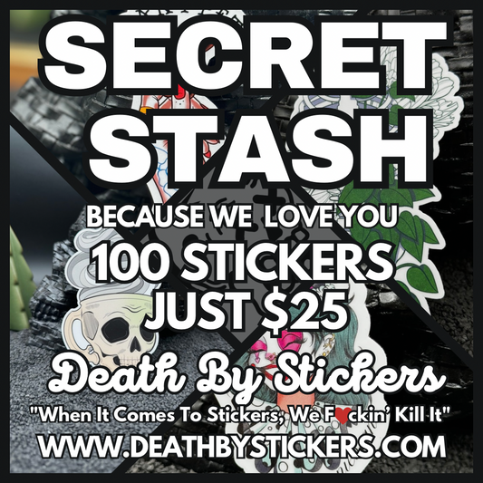 Death By Stickers SECRET STASH