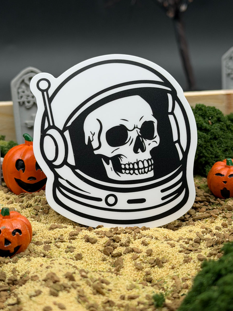 Death Sticker Death By Stickers - Custom Printed White Vinyl & Holographic Stickers