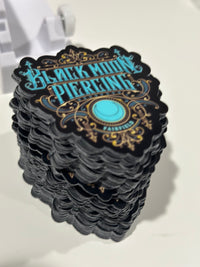 Clear (See Through) Vinyl Stickers From Your Design