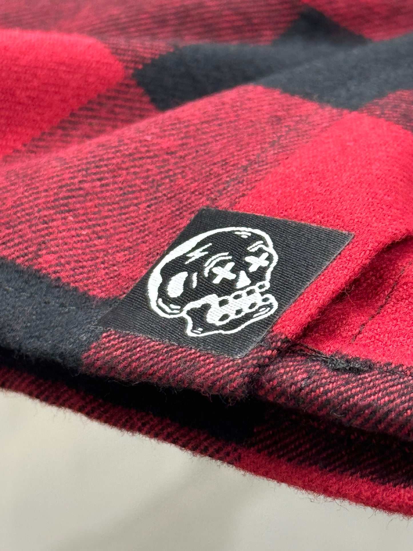 Death By Stickers Official DEATH Flannel