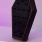 Walnut and Acrylic Coffin Shaped Body Jewelry Display