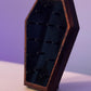 Walnut and Acrylic Coffin Shaped Body Jewelry Display