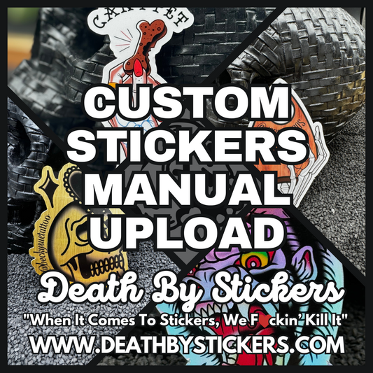 Custom Stickers From Your Design Uploaded Manually