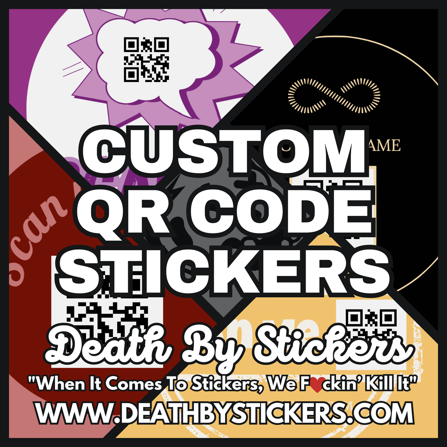 Custom QR Code Stickers