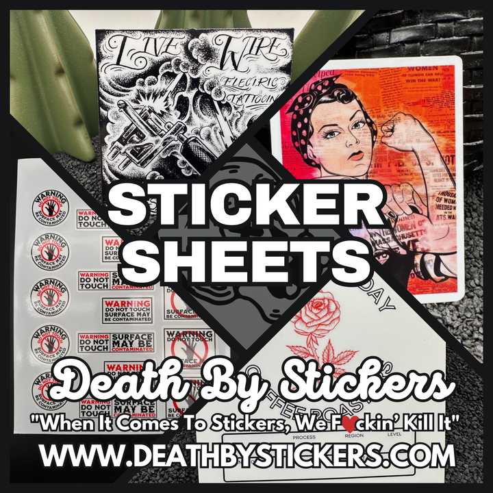 Death By Stickers - βWhen it comes to stickers, we f*cking kill itβ