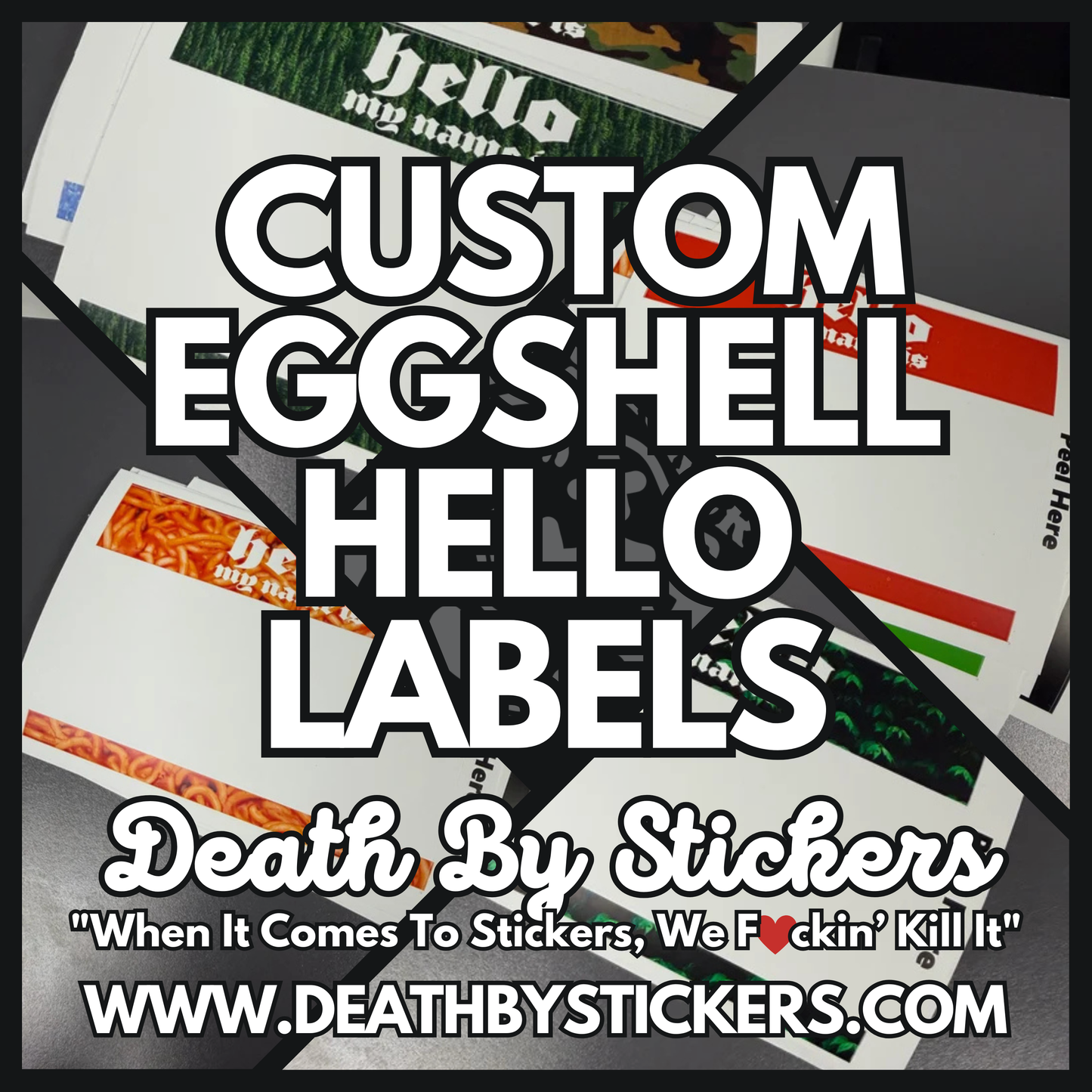 Custom Eggshell Hello Blanks