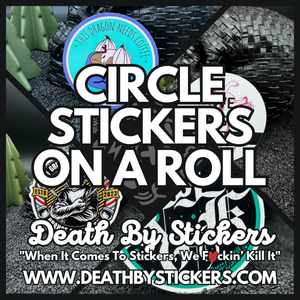 Custom Round Product Labels on a Roll