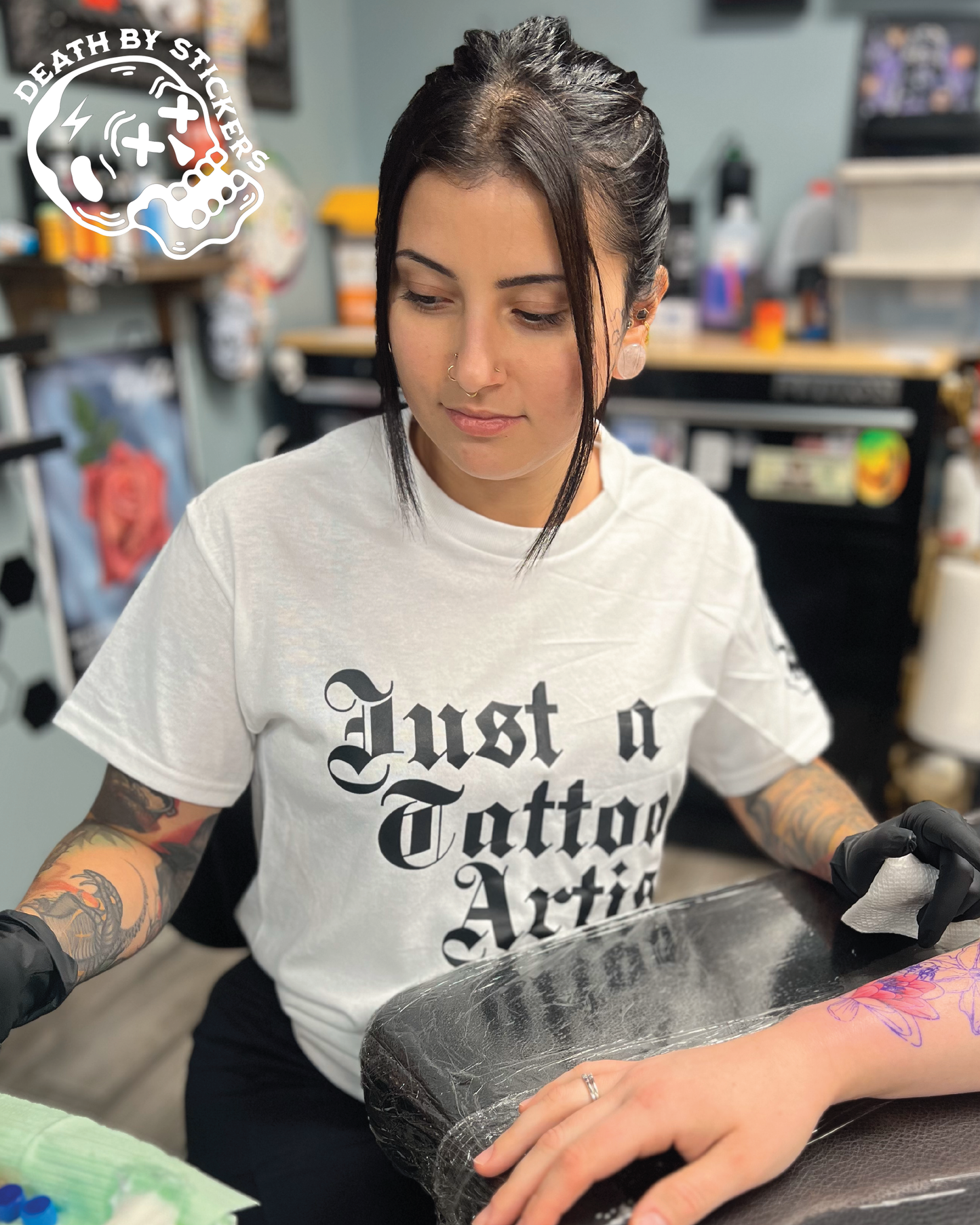 “Just a Tattoo Artist” Shirt or Hoodie