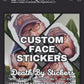 Custom Cut Face Stickers From Your Photo!